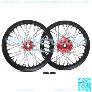 12*2.15 Supermoto Spoke Wheel Sets for Sur-Ron Light Bee X / Segway X160 X260