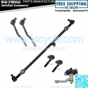Front Tie Rod End Center Drag Link Idler Arm Steering Kit Set 6pc for D21 2WD