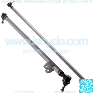 2Pcs Steering Drag Link & Track Tie Rod Bar for Land Rover Discovery 1999-2004