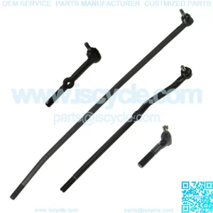 4 New Pc Steering Kit for Dodge Ram 1500 2500 1994-1997 Tie Rod End Drag Link