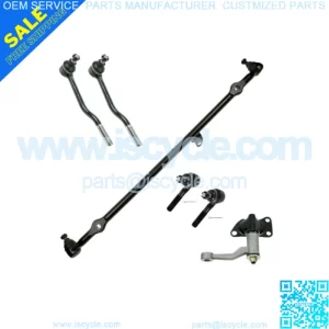 TRQ Tie Rod End Center Drag Link Idler Arm Steering Kit Set 6pc Fits D21 2WD