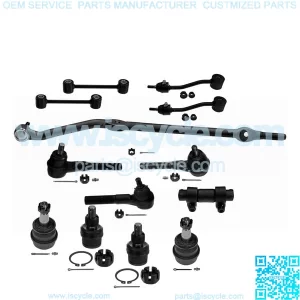 Steering Rebuild Kit Linkage Center Drag Link Ball Joint For 97-06 4WD Jeep TJ