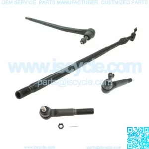 TRQ Front Inner Outer Tie Rod End Drag Link Steering Set 4pc for Ram 2500 3500