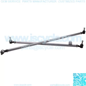 2Pcs Steering Drag Link w/Track Tie Rod Bar for Land Rover Discovery 1999-2004