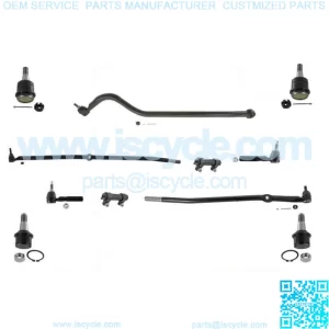 00-02 Ram 2500 3500 4500LB Axle 4x4 Tie Rods Drag Links Ball Joints Steering Kit