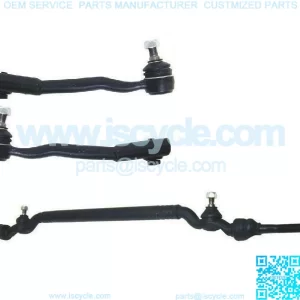 For BMW 740I 740IL 750IL Front Center Drag Link LFT RT Tie Rod Ball Joint Kit