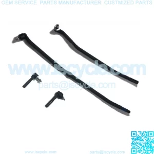4 Pcs New Steering Set Drag Links Tie Rods for Ram 1500 2500 3500 Pick Up 4WD
