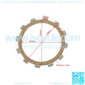 Wholesale Paper Based ATV Clutch Disc for Honda