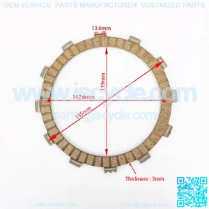Wholesale Street / Dirt / ATV Paper Based Clutch Plate for YAMAHA