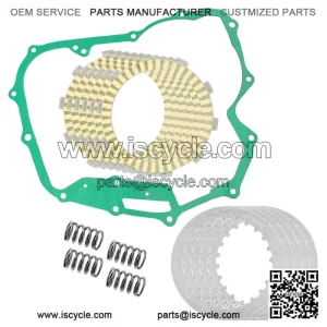 Clutch Friction Steel Plates Kit for Honda TRX450ES Foreman 450 4x4 ES 1998-2001 (For: Honda)