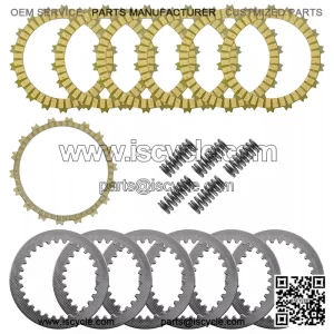 Clutch Friction w/ Steel Plates Kit for Honda Rebel 500 CMX500 2017 2018 2019