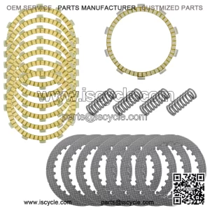 Clutch Friction Steel Plates Kit for Honda VT750C2 Shadow Spirit 750 2007-2014