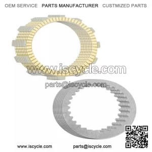 Clutch Friction And Steel Plates for Kawasaki KLR650 KL650 2011-2017