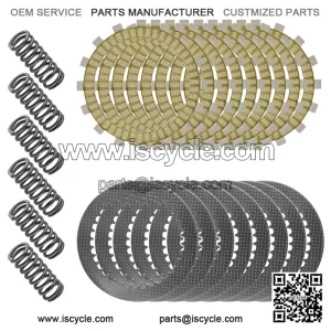 Clutch Friction Steel Plates Springs Kit for Yamaha YZF600R Thundercat 1995-2007