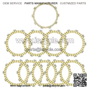 Clutch Friction Plates for Suzuki GSXR750 GSX-R750 1996 1997 1998 1999