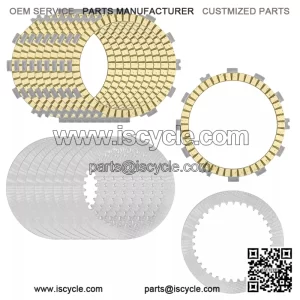 Clutch Friction Steel Plates for Suzuki GSX-R1000 GSXR1000Z 2001 2002 2003 2004
