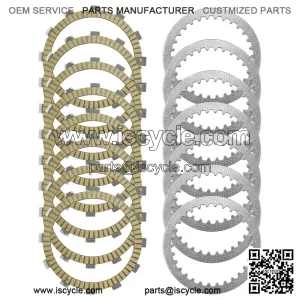 Clutch Friction and Steel Plates for Suzuki RM250 1996-2005