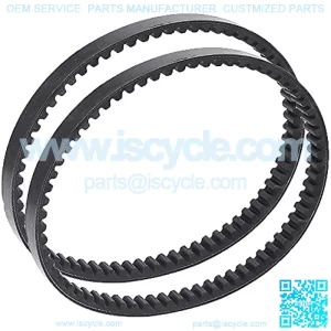 2pcs 669 18 30 Racing Drive Belt Compatible with 4 stroke 49CC 50CC GY6 139QMB 139QMB Roketa Taotao Baja Vespa Jonway Scooter ATV Go Kart Moped 669-18-30