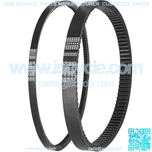 10L0L Golf Cart Drive Belt W/Sarter Generator Belt for Yamaha G2-G29 Drive Gas 4 Cycle Models J55-G6241-00,J38-81173-00