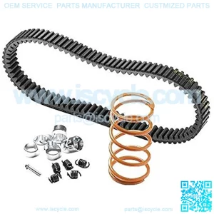 Clutch Kit with Severe Duty Belt - Elevation: 0-3000ft. - Tire Size: 28-29.5in. Fits 2008 Yamaha YFM700 Grizzly FI 4x4 Auto EPS