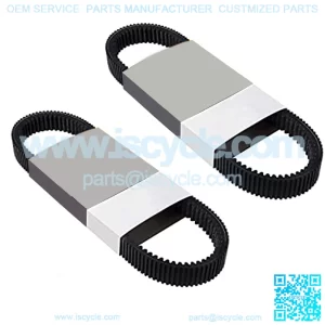 XP UXP446 ATV Drive Belt for BRP Outlander Renegade OEM Replacement for 715000302 715900212 with Compass Keychain (Made in USA) Two Pack