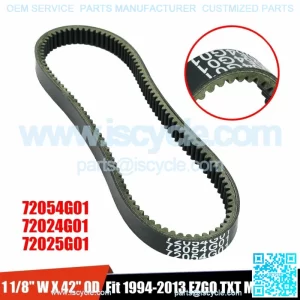 CLUTCH DRIVE BELT FOR EZGO TXT MEDALIST GAS GOLF CART 72054G01 72024G01 72025G01