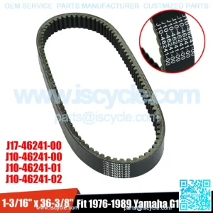 Clutch Drive Belt For 1976-1989 Yamaha G1 2 Cycle Gas Golf Cart J10-46241-00