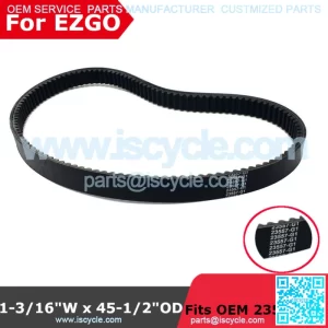 Clutch Drive Belt Golf Cart for E-Z-GO EZGO 2 Cycle Gas Golf Cart 1988  23557-G1