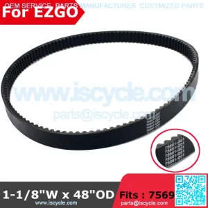 Golf Cart Clutch Drive Belt for EZGO ST480 ST 480 Gas 2004-2022 Fits 75691-G01