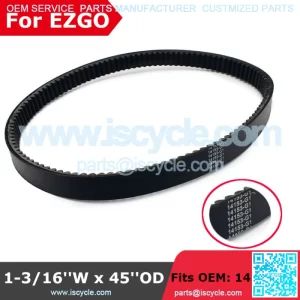 New ListingClutch Drive Belt for EZGO 2 Cycle Gas 2PG Marathon Golf Cart 1976-1987 14153-G1