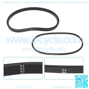 Rubber Starter Generator Drive Belt Kit for Club Car Golf Cart 101916701 1016203