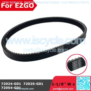 Clutch Drive Belt for EZGO Golf Cart 4 Cycle 1994-2009 Fits 72024-G01 72025-G01