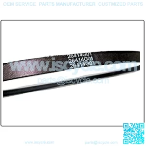 (New EZGO Golf CART Starter Generator Belt 1991-CURRENT 4 Cycle EZGO 26414G01 630587 (Other Models in Description + Free Useful Ebook)