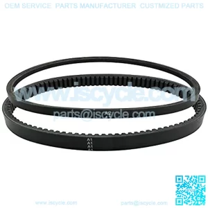 Drive Belt and StarterBelt, Fits forEZGO 4 Cycle Gas Golf Cart RXV TXT Cushman Express Marathon Medalist ST Vehicles Terrain 1994-2013,Replace 72054G01, 26414G01-Black