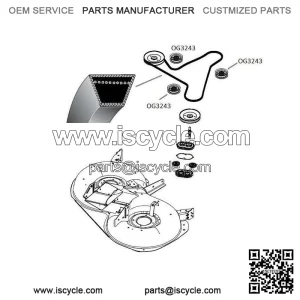 McCulloch Husqvarna blade drive belt