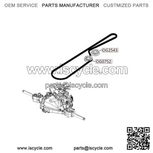 Travel belt Husqvarna YTH2042