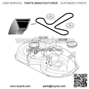 Husqvarna YTH184 blade drive belt