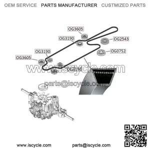 McCulloch M125-97TC drive belt