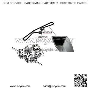 Husqvarna TS138, TS142 Drive A V-Belt