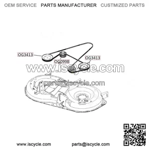 Husqvarna TC242T Blade Drive Belt