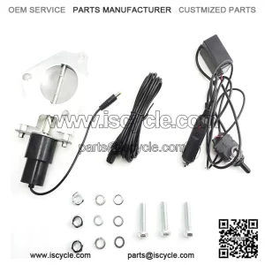 2.5-inch electric exhaust valve with manual switch
