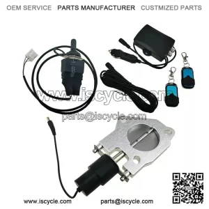 2-inch electric exhaust valve with remote control switch and manual