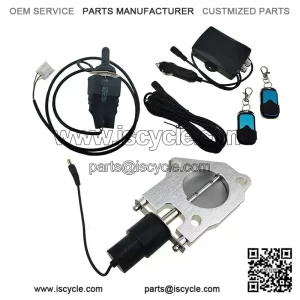 2.5-inch electric exhaust valve with remote control switch and manual