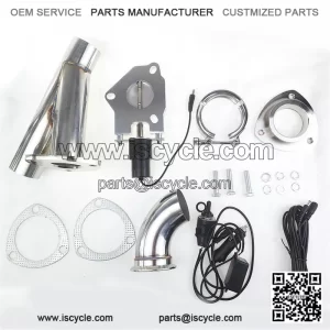 2.5-inch electric exhaust valve manual control