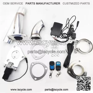 3-inch electric exhaust valve remote control and manual