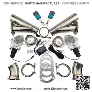 2.25-inch electric exhaust valve remote control and manual 2-in-1