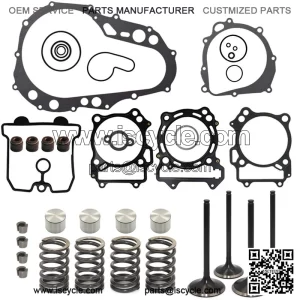 Intake Exhaust Valve Kit Set For Suzuki LT-Z400 Quadsport Z400 LTZ 400 2003-2008