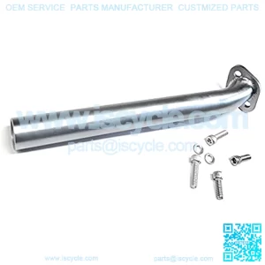 Header Exhaust Pipe for: Small Briggs & Tecumseh Engine, GoKart Fun Cart minibike.