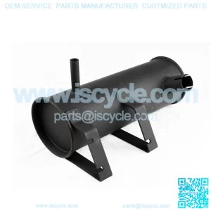Replacement Exhaust Muffler for Harley Davidson 2-Cycle Golf Cart 1967-1981
