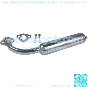 Exhaust Pipe With Muffler Fit Predator 212cc 196cc Go Kart,For Honda GX160,GX200